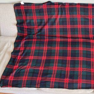 RM Auction Blanket Gull Wing Group Convention 5' x 4' Red & Black Plaid NEW